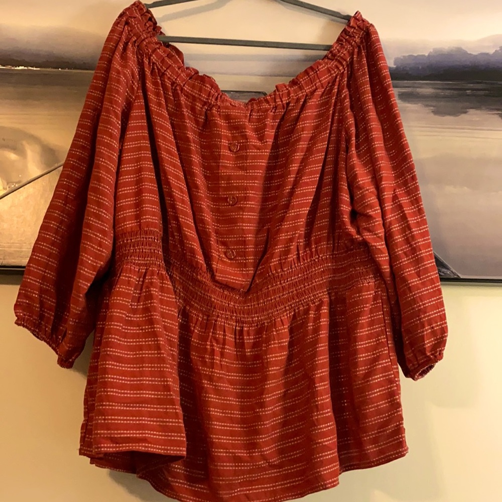 Lane Bryant 22/24 Blouse orange